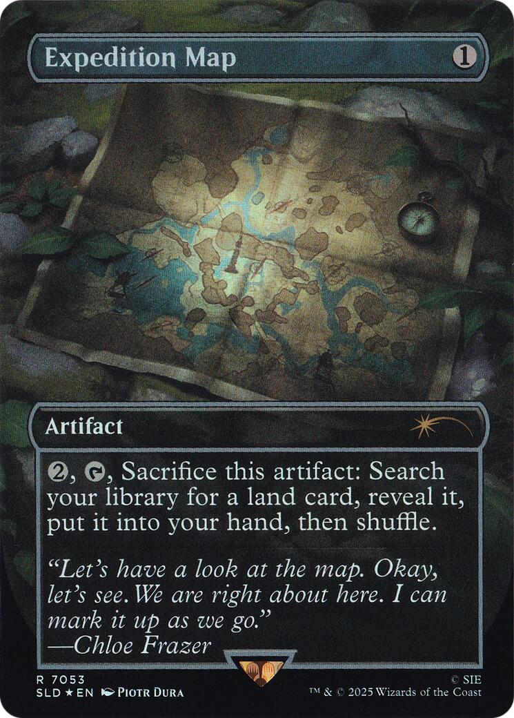 Expedition Map (Rainbow Foil) [Secret Lair Drop Series] MTG Single Magic: The Gathering | Red Claw Gaming