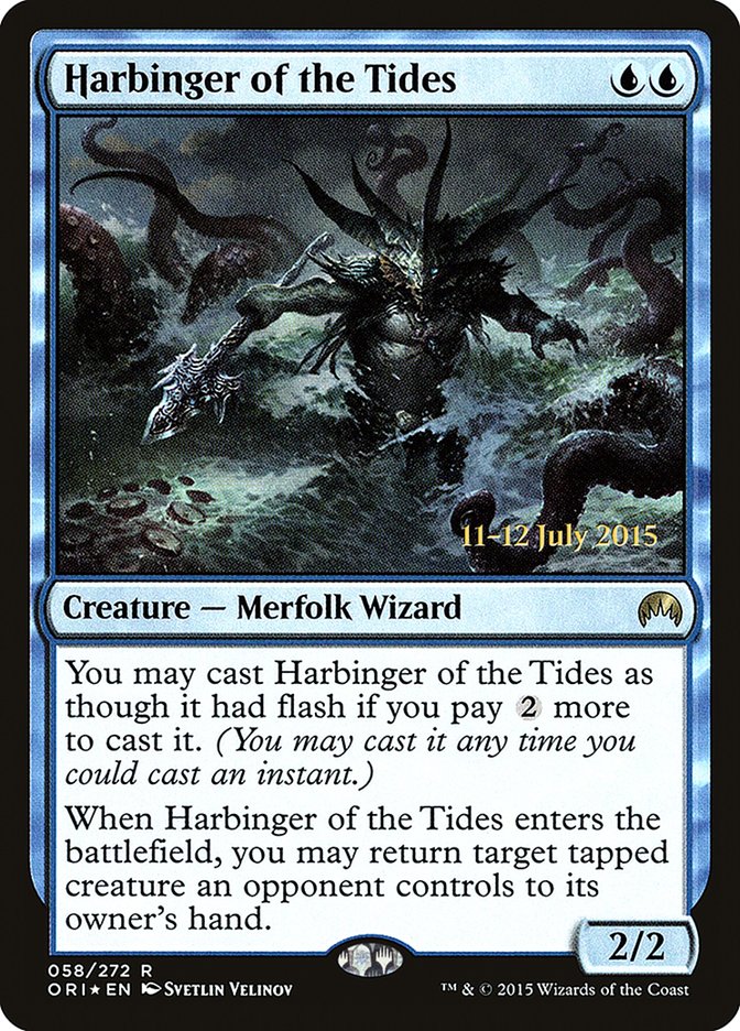 Harbinger of the Tides [Magic Origins Prerelease Promos] MTG Single Magic: The Gathering | Red Claw Gaming