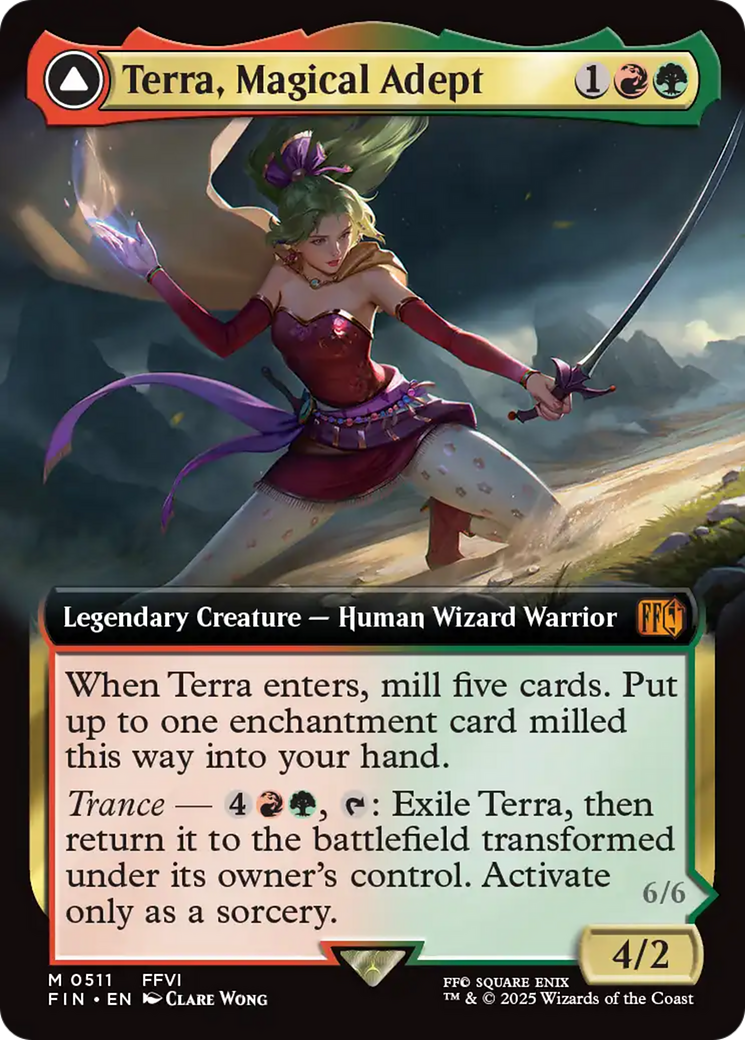 Terra, Magical Adept // Esper Terra (Extended Art) [FINAL FANTASY] MTG Single Magic: The Gathering | Red Claw Gaming