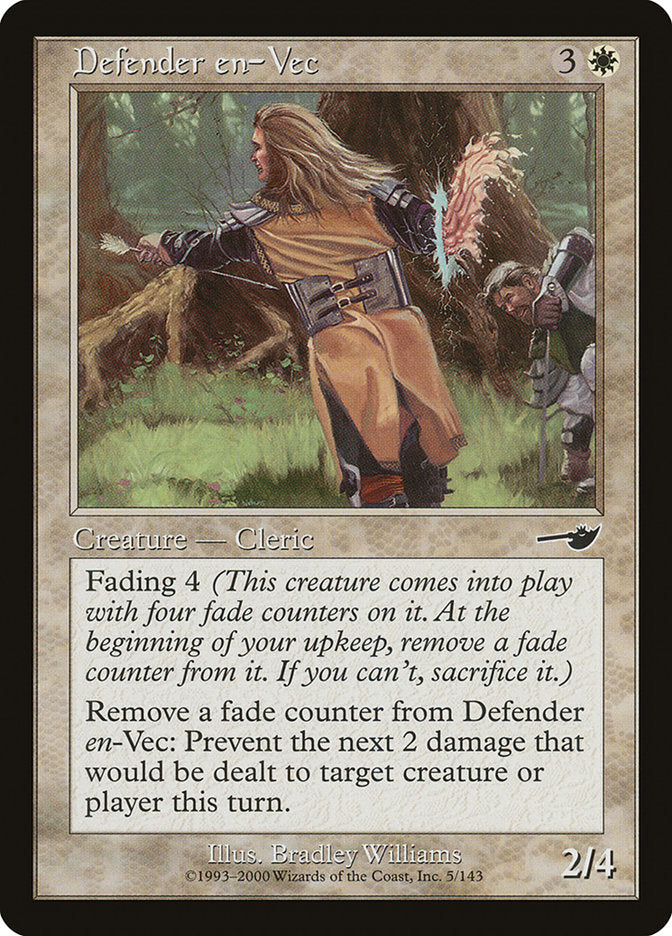 Defender en-Vec [Nemesis] MTG Single Magic: The Gathering | Red Claw Gaming