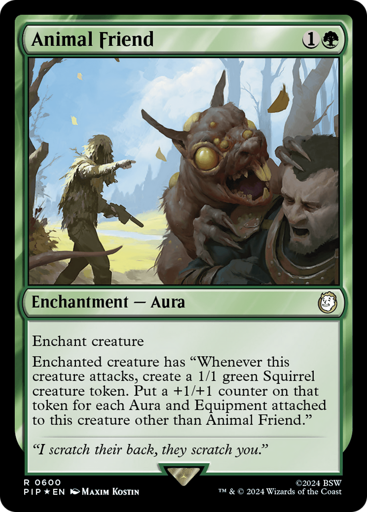 Animal Friend (Surge Foil) [Fallout] MTG Single Magic: The Gathering | Red Claw Gaming