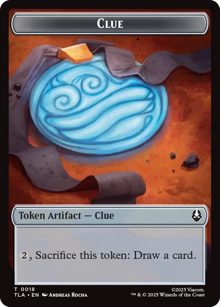 Ally (0007) // Clue (0018) Double-Sided Token [Avatar: The Last Airbender Tokens] MTG Single Magic: The Gathering | Red Claw Gaming