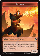 Ballistic Boulder // Soldier (0011) Double-Sided Token [Avatar: The Last Airbender Tokens] MTG Single Magic: The Gathering | Red Claw Gaming