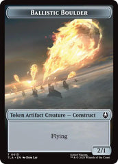 Ballistic Boulder // Soldier (0011) Double-Sided Token [Avatar: The Last Airbender Tokens] MTG Single Magic: The Gathering | Red Claw Gaming