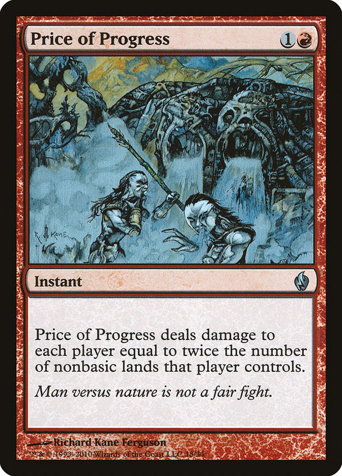 Price of Progress [Premium Deck Series: Fire and Lightning] MTG Single Magic: The Gathering | Red Claw Gaming