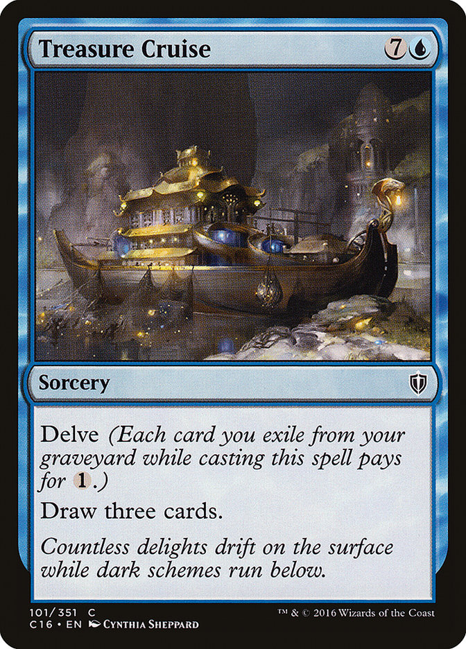 Treasure Cruise [Commander 2016] MTG Single Magic: The Gathering | Red Claw Gaming