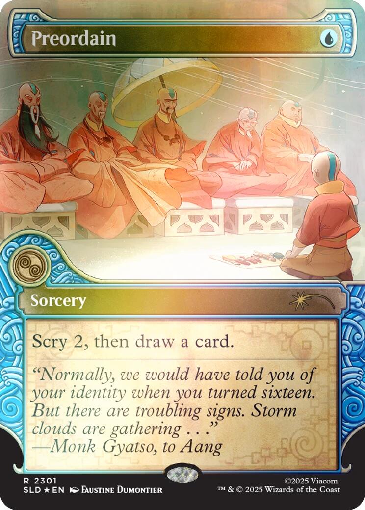 Preordain (2301) (Rainbow Foil) [Secret Lair Drop Series] MTG Single Magic: The Gathering | Red Claw Gaming