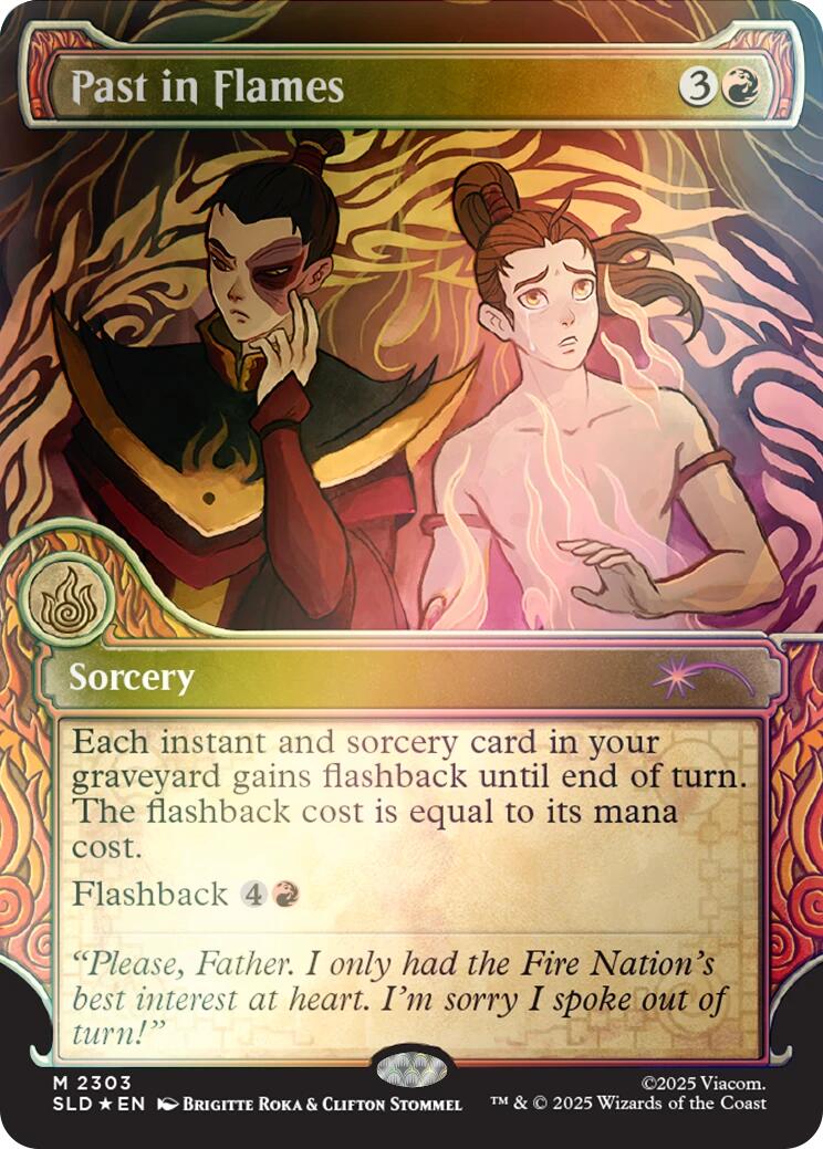 Past in Flames (Rainbow Foil) [Secret Lair Drop Series] MTG Single Magic: The Gathering | Red Claw Gaming