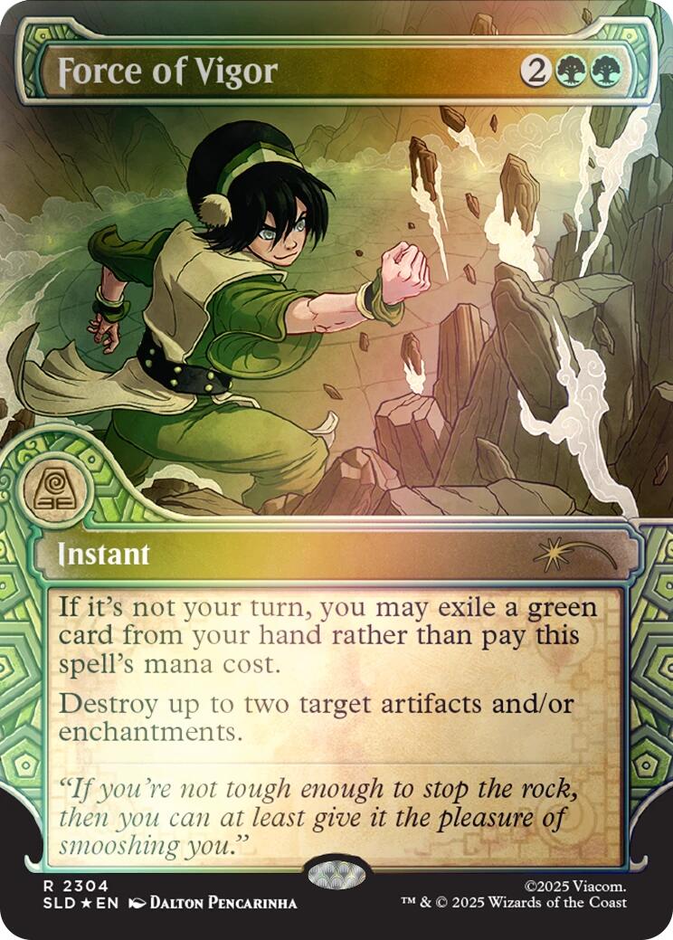 Force of Vigor (Rainbow Foil) [Secret Lair Drop Series] MTG Single Magic: The Gathering | Red Claw Gaming