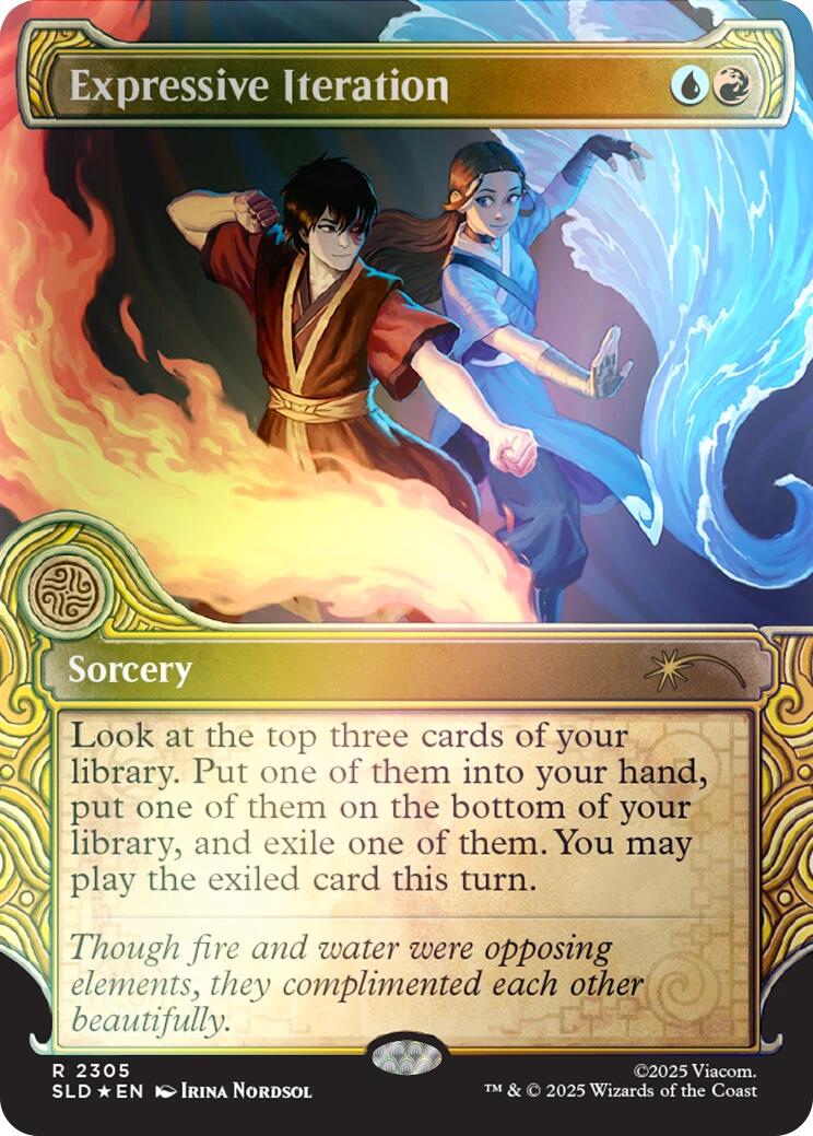 Expressive Iteration (Rainbow Foil) [Secret Lair Drop Series] MTG Single Magic: The Gathering | Red Claw Gaming