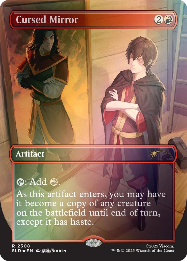 Cursed Mirror (Rainbow Foil) [Secret Lair Drop Series] MTG Single Magic: The Gathering | Red Claw Gaming