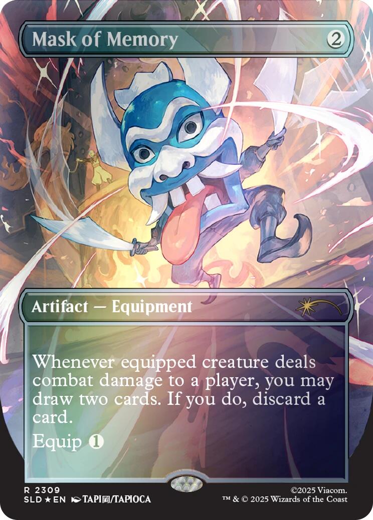 Mask of Memory (Rainbow Foil) [Secret Lair Drop Series] MTG Single Magic: The Gathering | Red Claw Gaming