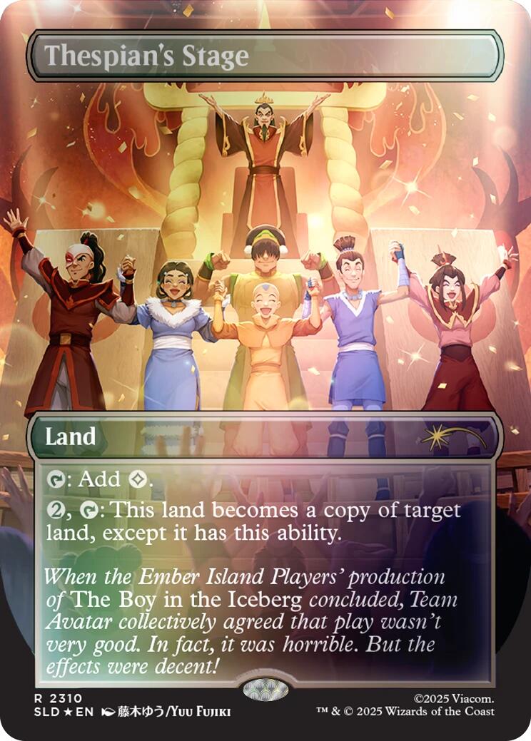 Thespian's Stage (2310) (Rainbow Foil) [Secret Lair Drop Series] MTG Single Magic: The Gathering | Red Claw Gaming