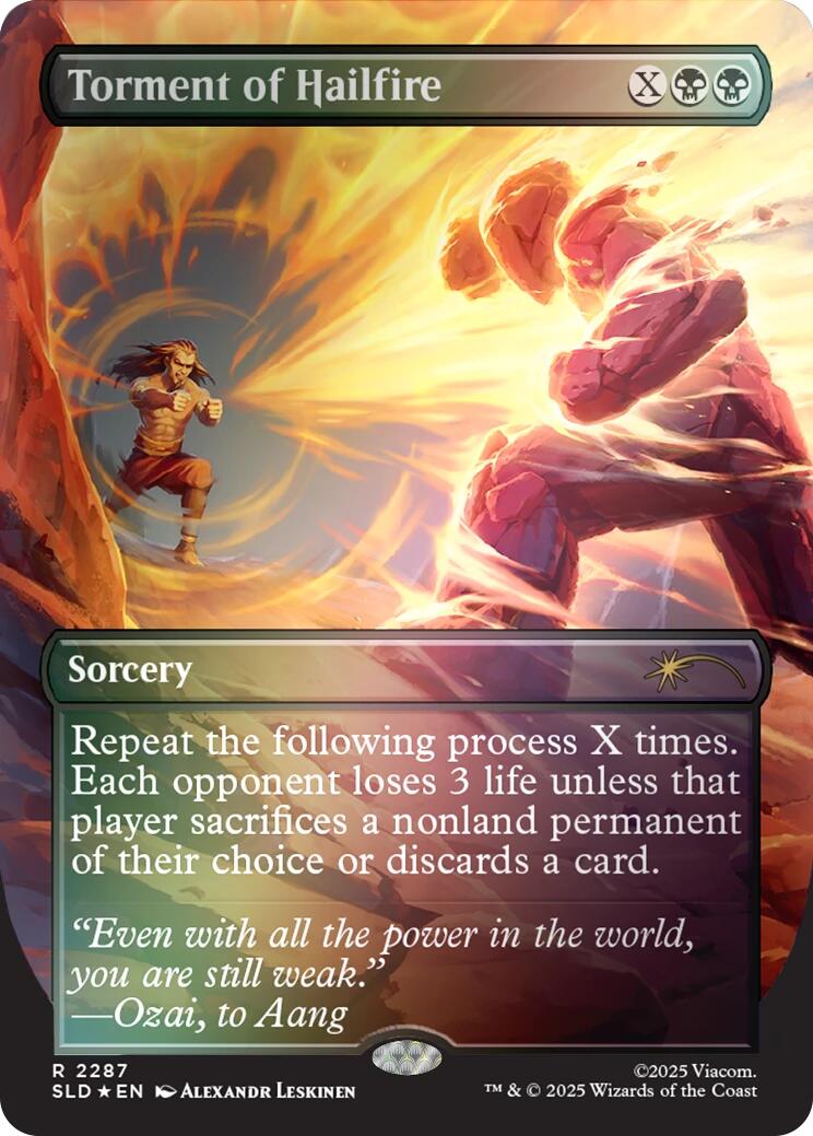 Torment of Hailfire (2287) (Rainbow Foil) [Secret Lair Drop Series] MTG Single Magic: The Gathering | Red Claw Gaming