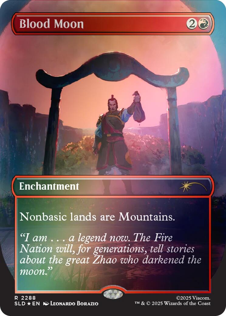 Blood Moon (Rainbow Foil) [Secret Lair Drop Series] MTG Single Magic: The Gathering | Red Claw Gaming