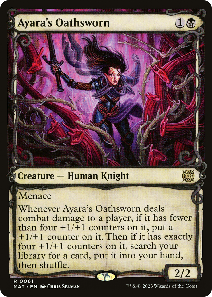 Ayara's Oathsworn (Showcase) [March of the Machine: The Aftermath] MTG Single Magic: The Gathering | Red Claw Gaming
