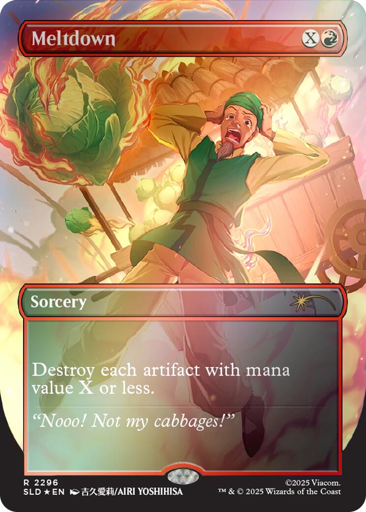 Meltdown (Rainbow Foil) [Secret Lair Drop Series] MTG Single Magic: The Gathering | Red Claw Gaming