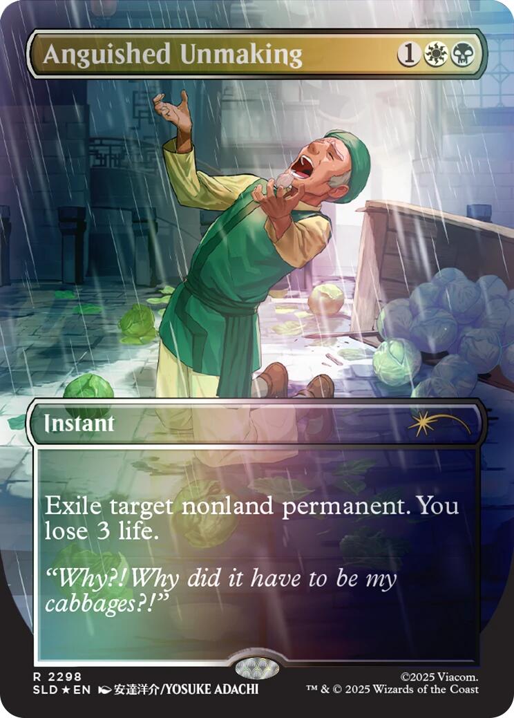 Anguished Unmaking (2298) (Rainbow Foil) [Secret Lair Drop Series] MTG Single Magic: The Gathering | Red Claw Gaming