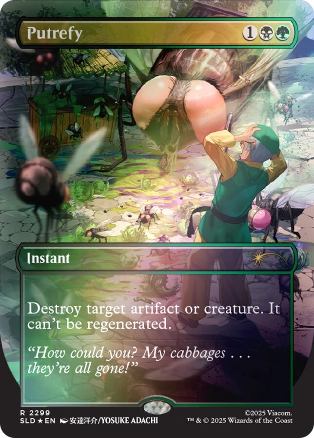 Putrefy (Rainbow Foil) [Secret Lair Drop Series] MTG Single Magic: The Gathering | Red Claw Gaming