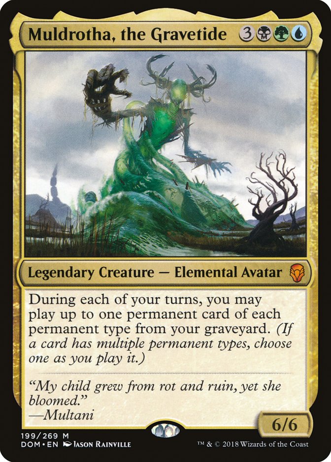 Muldrotha, the Gravetide [Dominaria] MTG Single Magic: The Gathering | Red Claw Gaming