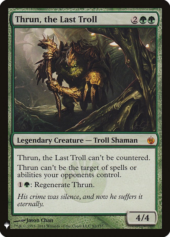 Thrun, the Last Troll [Mystery Booster] MTG Single Magic: The Gathering | Red Claw Gaming