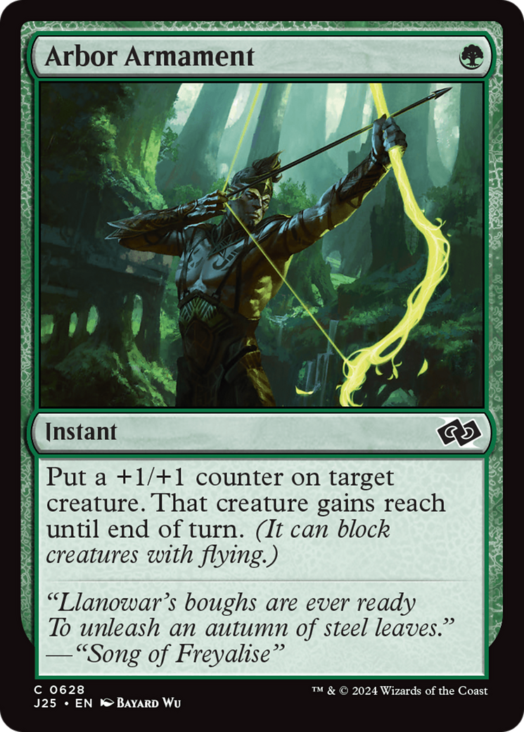 Arbor Armament [Foundations Jumpstart] MTG Single Magic: The Gathering | Red Claw Gaming