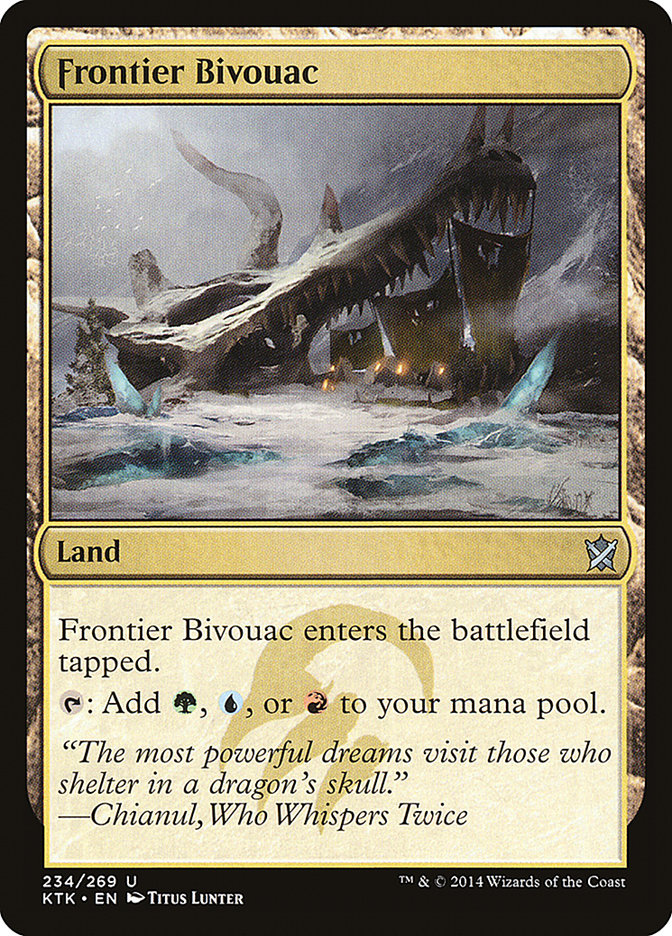 Frontier Bivouac [Khans of Tarkir] MTG Single Magic: The Gathering | Red Claw Gaming