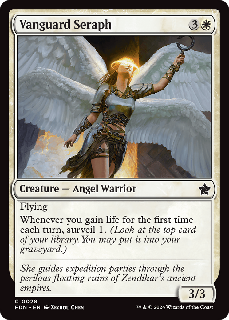 Vanguard Seraph [Foundations] MTG Single Magic: The Gathering | Red Claw Gaming