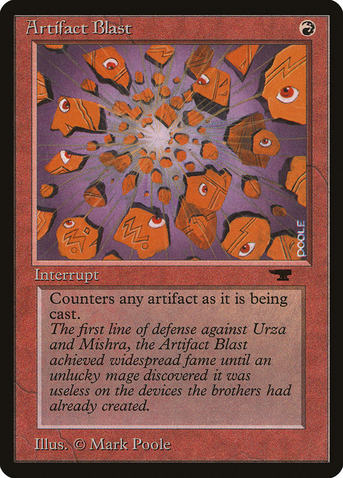 Artifact Blast [Antiquities] MTG Single Magic: The Gathering | Red Claw Gaming