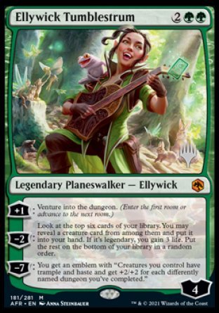Ellywick Tumblestrum (Promo Pack) [Dungeons & Dragons: Adventures in the Forgotten Realms Promos] MTG Single Magic: The Gathering | Red Claw Gaming