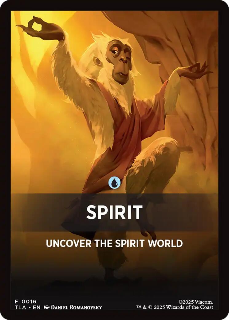 Spirit Theme Card [Avatar: The Last Airbender Tokens] MTG Single Magic: The Gathering | Red Claw Gaming
