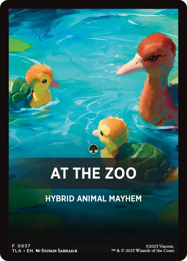 At The Zoo Theme Card [Avatar: The Last Airbender Tokens] MTG Single Magic: The Gathering | Red Claw Gaming