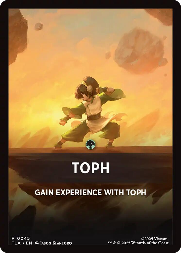 Toph Theme Card [Avatar: The Last Airbender Tokens] MTG Single Magic: The Gathering | Red Claw Gaming