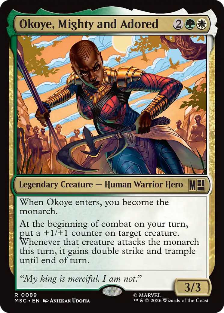 Okoye, Mighty and Adored [Marvel Super Heroes Commander] | Red Claw Gaming