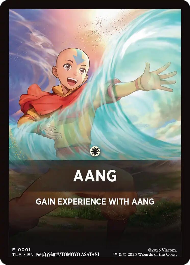 Aang Theme Card [Avatar: The Last Airbender Tokens] | Red Claw Gaming