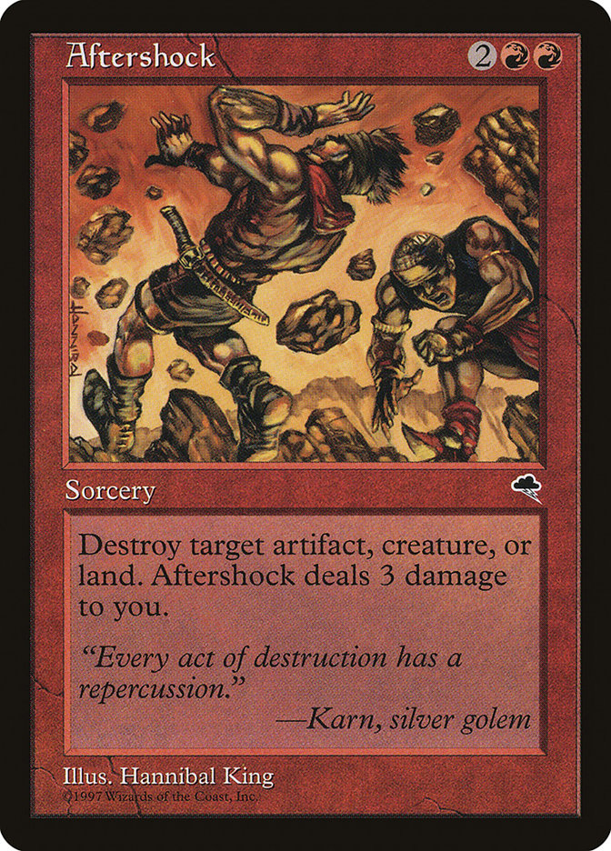 Aftershock [Tempest] MTG Single Magic: The Gathering | Red Claw Gaming