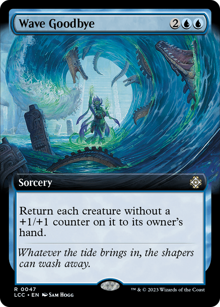 Wave Goodbye (Extended Art) [The Lost Caverns of Ixalan Commander] MTG Single Magic: The Gathering | Red Claw Gaming