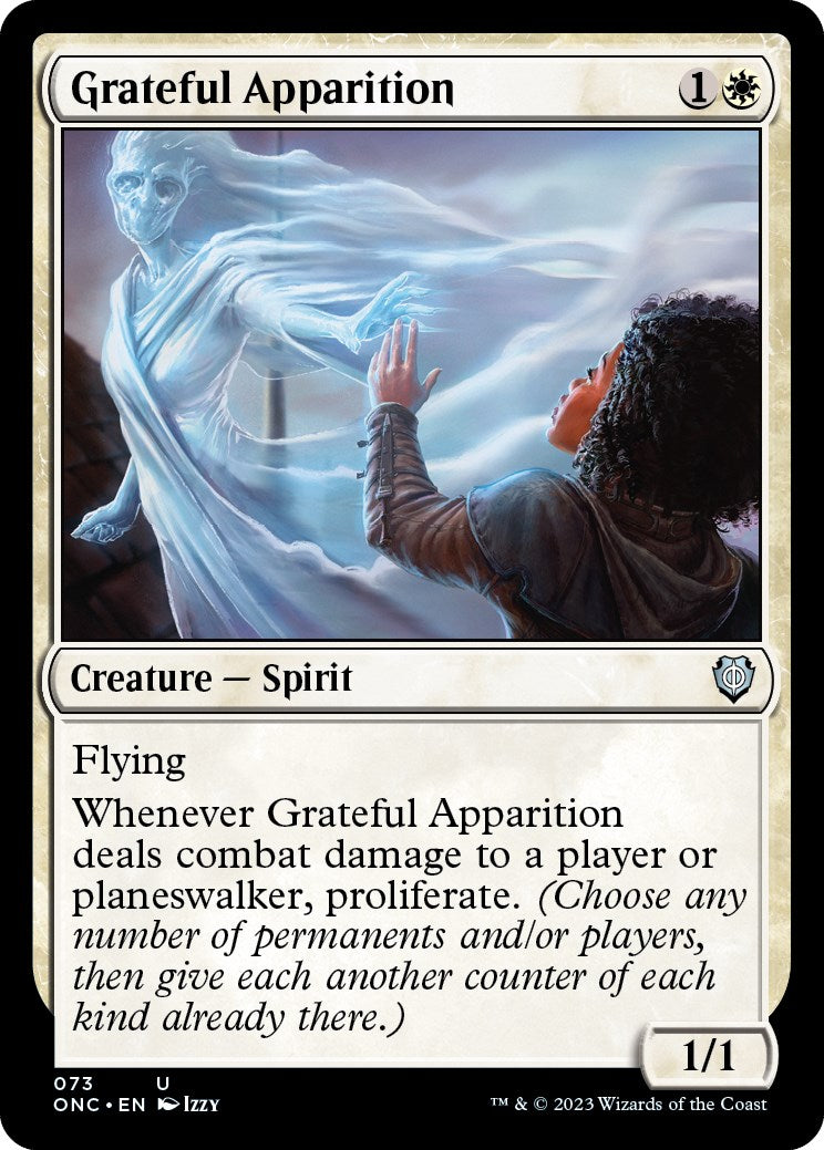Grateful Apparition [Phyrexia: All Will Be One Commander] MTG Single Magic: The Gathering | Red Claw Gaming