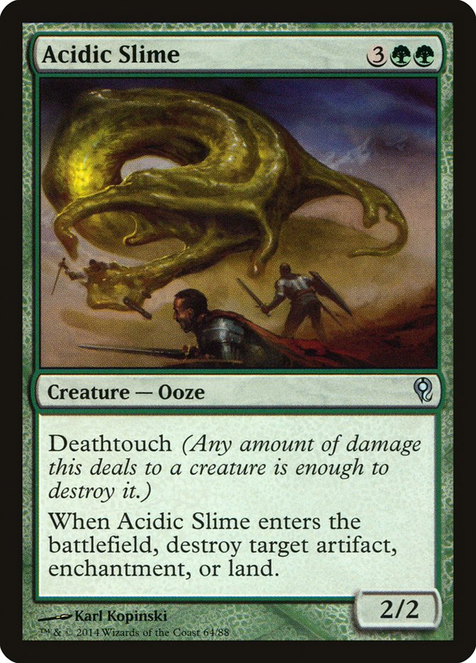 Acidic Slime [Duel Decks: Jace vs. Vraska] MTG Single Magic: The Gathering    | Red Claw Gaming