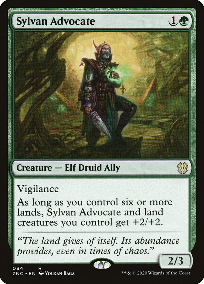Sylvan Advocate [Zendikar Rising Commander] MTG Single Magic: The Gathering | Red Claw Gaming