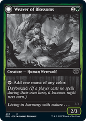 Weaver of Blossoms // Blossom-Clad Werewolf [Innistrad: Double Feature] MTG Single Magic: The Gathering | Red Claw Gaming