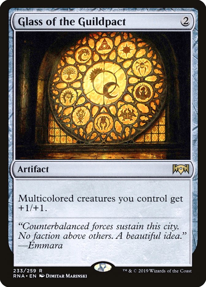 Glass of the Guildpact [Ravnica Allegiance] MTG Single Magic: The Gathering | Red Claw Gaming