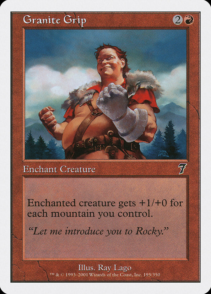 Granite Grip [Seventh Edition] MTG Single Magic: The Gathering | Red Claw Gaming