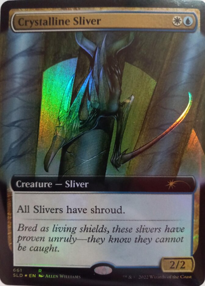 Crystalline Sliver (Extended Art) [Secret Lair Drop Promos] MTG Single Magic: The Gathering | Red Claw Gaming