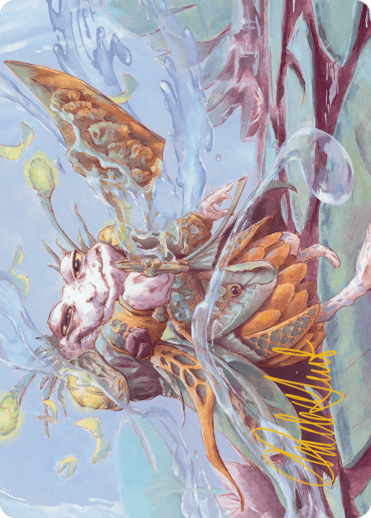 Glarb, Calamity's Augur Art Card (Gold-Stamped Signature) [Bloomburrow Art Series] MTG Single Magic: The Gathering | Red Claw Gaming
