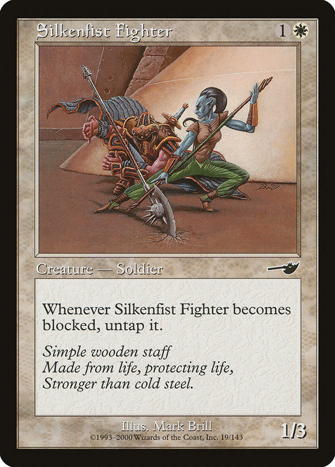 Silkenfist Fighter [Nemesis] MTG Single Magic: The Gathering | Red Claw Gaming