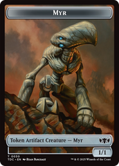Snake // Myr Double-Sided Token [Tarkir: Dragonstorm Commander Tokens] MTG Single Magic: The Gathering | Red Claw Gaming