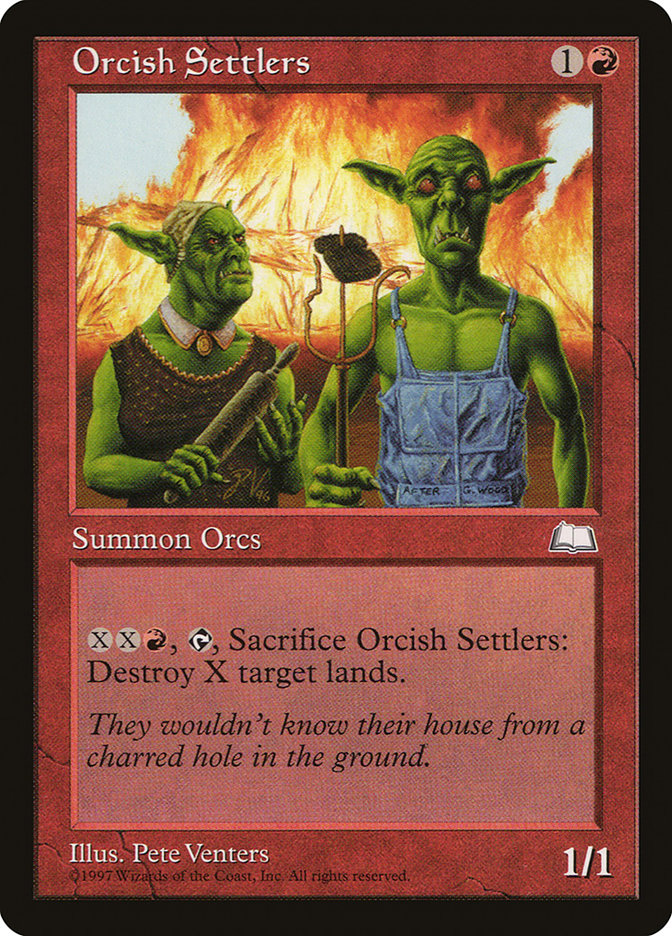 Orcish Settlers [Weatherlight] MTG Single Magic: The Gathering | Red Claw Gaming