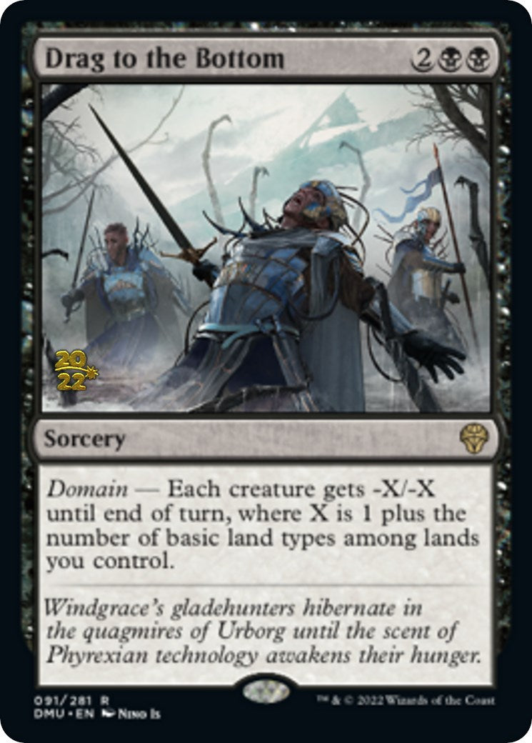 Drag to the Bottom [Dominaria United Prerelease Promos] MTG Single Magic: The Gathering | Red Claw Gaming
