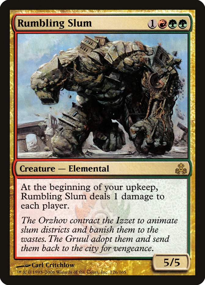 Rumbling Slum [Guildpact] MTG Single Magic: The Gathering | Red Claw Gaming